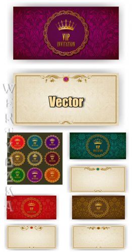   / Luxury invitation - vector clipart