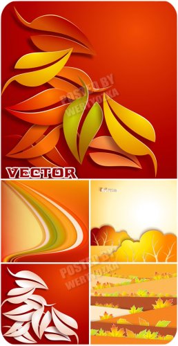   / Autumn leaves - vector stock