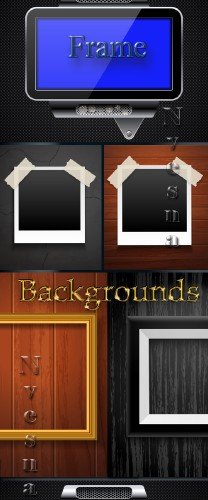      / Backgrounds  frames in Vector