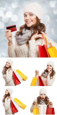 , ,    / Purchase, sale, woman shopping - stock photos